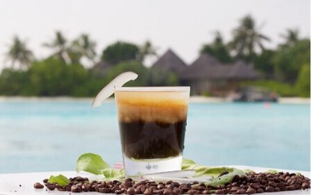 Try this mouthwatering coffee that has fresh coconuts. (PC: Four Seasons Resort Maldives at Kuda Huraa) Try this mouthwatering coffee that has fresh coconuts. (PC: Four Seasons Resort Maldives at Kuda Huraa)