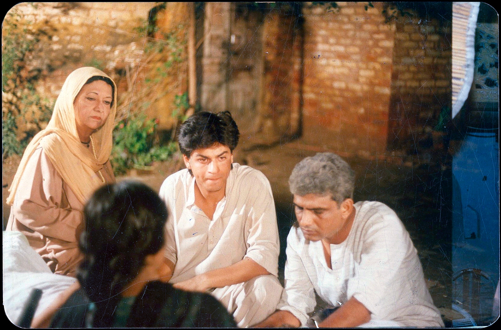 Shah Rukh Khan in a scene from a television serial. Photograph dated 27 June 1996. (HT Photo)