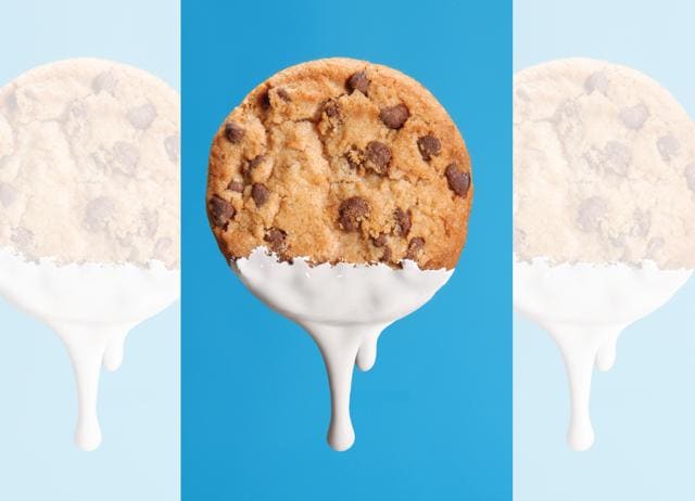 Americans who enjoy cookies with milk are now told to throw away the cookies but to drink the milk. (SHUTTERSTOCK) Americans who enjoy cookies with milk are now told to throw away the cookies but to drink the milk. (SHUTTERSTOCK)