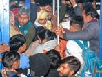 Kanpur: Heavy rush of passengers at the Kanpur Central Staion to board the Kumbh Mela Special train for 'Mauni Amavasya' bath, in Kanpur, Tuesday, Jan. 28, 2025. (PTI Photo) (PTI01_28_2025_000515B) Kanpur: Heavy rush of passengers at the Kanpur Central Staion to board the Kumbh Mela Special train for 'Mauni Amavasya' bath, in Kanpur, Tuesday, Jan. 28, 2025. (PTI Photo) (PTI01_28_2025_000515B)