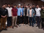 Nikhil Kamath (extreme right) with founders of the 9 selected startups