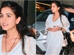 Radhika Merchant dazzles in chic white dress at Mumbai store launch. Radhika Merchant dazzles in chic white dress at Mumbai store launch.