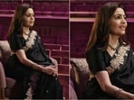 Nita Ambani dazzles in black saree and stunning diamond jewels. Nita Ambani dazzles in black saree and stunning diamond jewels.