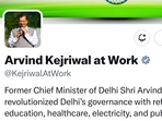 Attempts to access "@KejriwalAtWork" have been met with an error message, indicating issues with the account, the email stated.