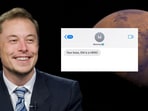 Elon Musk reacted to the post with a heart emoji. 