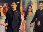 Katrina Kaif and Vicky Kaushal arrive for Chhaava screening. Katrina Kaif and Vicky Kaushal arrive for Chhaava screening.