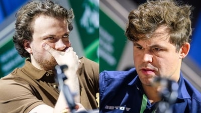 Hans Niemann will join Magnus Carlsen at the Paris Freestyle Chess Grand Slam event. (Twitter/FIDE (Maria Emelianova/Michal Walusza)) Hans Niemann will join Magnus Carlsen at the Paris Freestyle Chess Grand Slam event. (Twitter/FIDE (Maria Emelianova/Michal Walusza))
