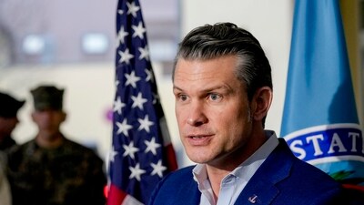 Pete Hegseth asserted that Ukrainian President Volodymyr Zelenskyy should give up on plans to reclaim all of its land from Russia, drawing anger from Senate Armed Services Chair Roger Wicker. (AP) Pete Hegseth asserted that Ukrainian President Volodymyr Zelenskyy should give up on plans to reclaim all of its land from Russia, drawing anger from Senate Armed Services Chair Roger Wicker. (AP)