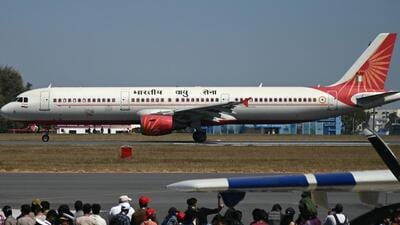 An Air India flight at the tarmac in Bengaluru. (AFP Photo) An Air India flight at the tarmac in Bengaluru. (AFP Photo)