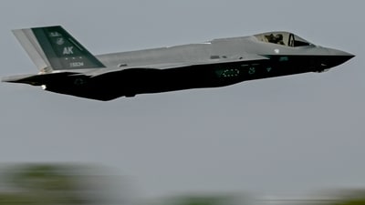 The US Air Force's F-35 fifth-generation fighter aircraft performs during Aero India 2025, a military aviation exhibition at the Yelahanka Air Force Station in Bengaluru on February 13, 2025. (AFP) The US Air Force's F-35 fifth-generation fighter aircraft performs during Aero India 2025, a military aviation exhibition at the Yelahanka Air Force Station in Bengaluru on February 13, 2025. (AFP)