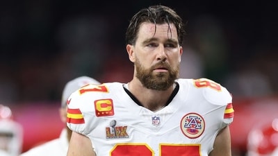 Travis Kelce, shaken by the Chiefs' Super Bowl LIX loss, is focused on next season and has no retirement plans. (Getty Images via AFP) Travis Kelce, shaken by the Chiefs' Super Bowl LIX loss, is focused on next season and has no retirement plans. (Getty Images via AFP)