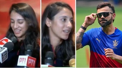 Virat Kohli sends a special message to Smriti Mandhana ahead of RCB's WPL 2025 opener against Gujarat Giants (PTI-X (screengrab)) Virat Kohli sends a special message to Smriti Mandhana ahead of RCB's WPL 2025 opener against Gujarat Giants (PTI-X (screengrab))