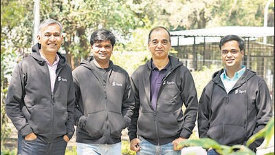Rohit Toshniwal, Akash Keshav, Hemant Joshi and Ravi Singhal, co-founders, Sprih. Sprih has become one of the early movers in helping businesses measure, report and devise strategies for sustainability. (HT) Rohit Toshniwal, Akash Keshav, Hemant Joshi and Ravi Singhal, co-founders, Sprih. Sprih has become one of the early movers in helping businesses measure, report and devise strategies for sustainability. (HT)