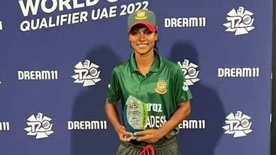 Bangladesh player Shohely Akhter