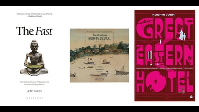 This week’s pick of interesting reads includes a volume on the lost textile traditions of Bengal, a novel set in Calcutta, and a book about fasting. (Sanjeev Kumar) This week’s pick of interesting reads includes a volume on the lost textile traditions of Bengal, a novel set in Calcutta, and a book about fasting. (Sanjeev Kumar)