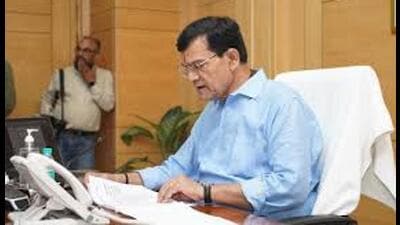 Uttar Pradesh energy minister AK Sharma. (HT file)