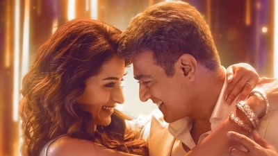 Vidaamuyarchi box office collection day 8: Trisha Krishnan and Ajith Kumar in a still from the film. Vidaamuyarchi box office collection day 8: Trisha Krishnan and Ajith Kumar in a still from the film.
