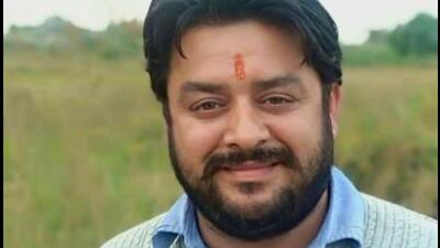 Vishwa Hindu Parishad (VHP) leader Vikas Prabhakar alias Vikas Bagga was shot dead by the terrorists belonging to the BKI module at his confectionary shop at Nangal in Rupnagar district on April 13, 2024. (HT File)