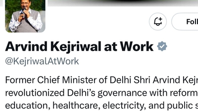 Attempts to access "@KejriwalAtWork" have been met with an error message, indicating issues with the account, the email stated. (X)