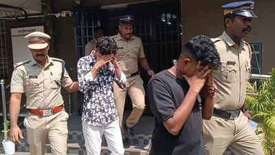 Kottayam: Kottayam police personnel escort students who were arrested for allegedly ragging first-year students at the Government Nursing College, in Kottayam, Kerala, Wednesday, Feb. 12, 2025. (PTI) Kottayam: Kottayam police personnel escort students who were arrested for allegedly ragging first-year students at the Government Nursing College, in Kottayam, Kerala, Wednesday, Feb. 12, 2025. (PTI)