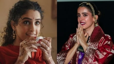 Sanya Malhotra breaks down in tears Sanya Malhotra breaks down in tears