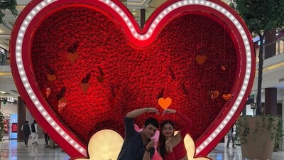 Malls in the city decorated to celebrate the day