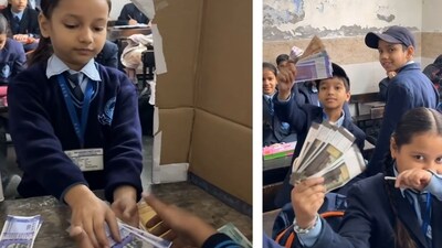 The teacher explained how banks earn money through interest rates. (Instagram/@master_ji21) The teacher explained how banks earn money through interest rates. (Instagram/@master_ji21)