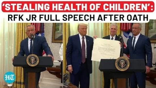 ‘Vaccine Sceptic’ RFK Jr Reveals Big Plan After Taking Oath As Health Secretary