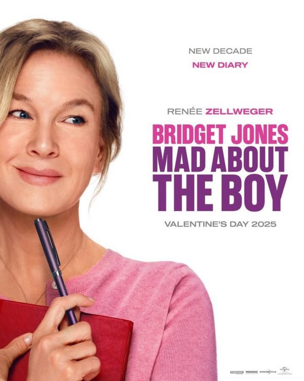 In the new movie, Bridget Jones, now 51, gets back on the dating scene following Mark Darcy’s (Colin Firth) death on a humanitarian mission four years ago. (Publicity poster) In the new movie, Bridget Jones, now 51, gets back on the dating scene following Mark Darcy’s (Colin Firth) death on a humanitarian mission four years ago. (Publicity poster)