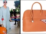 Karan Johar serves airport fashion goals in green co-ord set and with stylish Hermes bag. Karan Johar serves airport fashion goals in green co-ord set and with stylish Hermes bag.