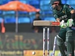 Pakistan's captain Mohammad Rizwan is clean bowled by New Zealand's Will O'Rourke during the Tri-Nation series final. Pakistan's captain Mohammad Rizwan is clean bowled by New Zealand's Will O'Rourke during the Tri-Nation series final.