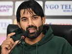 Pakistan's captain Mohammad Rizwan speaks during a press conference at the Gaddafi Stadium in Lahore Pakistan's captain Mohammad Rizwan speaks during a press conference at the Gaddafi Stadium in Lahore