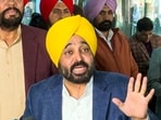 Punjab Chief Minister Bhagwant Mann during a press conference, in Amritsar, Punjab, Saturday, Feb. 15, 2025. Punjab Chief Minister Bhagwant Mann during a press conference, in Amritsar, Punjab, Saturday, Feb. 15, 2025.