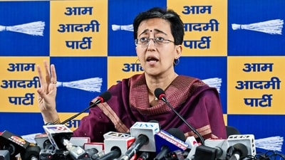Former Delhi Chief Minister Atishi addresses a press conference (Sanjay Sharma) Former Delhi Chief Minister Atishi addresses a press conference (Sanjay Sharma)