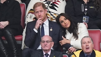 Britain's Prince Harry and Meghan Markle, the Duke and Duchess of Sussex, attend the opening ceremony of the 2025 Invictus Games in Vancouver, Canada, Saturday, Feb. 8, 2025. (Aaron Chown/PA via AP) (AP) Britain's Prince Harry and Meghan Markle, the Duke and Duchess of Sussex, attend the opening ceremony of the 2025 Invictus Games in Vancouver, Canada, Saturday, Feb. 8, 2025. (Aaron Chown/PA via AP) (AP)