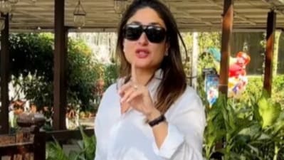 Kareena Kapoor requested the paparazzi not to click her kids after posing for them. Kareena Kapoor requested the paparazzi not to click her kids after posing for them.