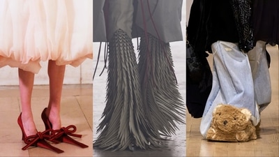 Designers pushed boundaries with bold, sculptural, and unexpected footwear, turning shoes into powerful statements. Designers pushed boundaries with bold, sculptural, and unexpected footwear, turning shoes into powerful statements.