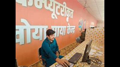 One of the Lost and found centres at Mahakumbh Nagar (Sourced) One of the Lost and found centres at Mahakumbh Nagar (Sourced)