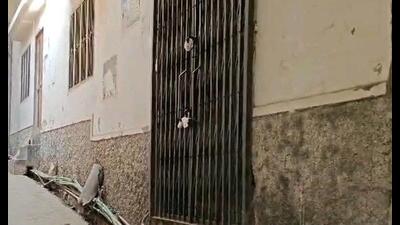 One of the locked houses in Kotgarvi area of Uttar Pradesh’s Sambhal district. (Sourced) One of the locked houses in Kotgarvi area of Uttar Pradesh’s Sambhal district. (Sourced)