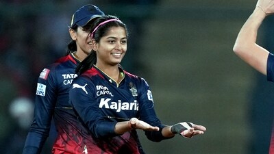 Shreyanka Patil during WPL 2024 (PTI)