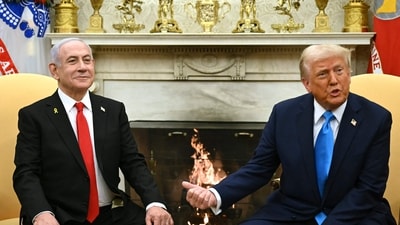 Earlier, Donald Trump warned that "all hell" would break loose if every Israeli hostage was not released from Gaza by noon on Saturday. (AFP)