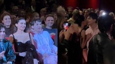 Timothée Chalamet and Kylie Jenner attended the Berlin Film Festival together. Timothée Chalamet and Kylie Jenner attended the Berlin Film Festival together.