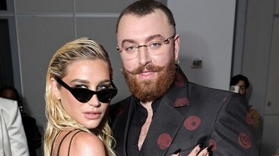 Kesha and Sam Smith attend the Christian Cowan fashion show during February 2025 New York Fashion Week on February 07, 2025 in New York City. (Getty Images via AFP) Kesha and Sam Smith attend the Christian Cowan fashion show during February 2025 New York Fashion Week on February 07, 2025 in New York City. (Getty Images via AFP)