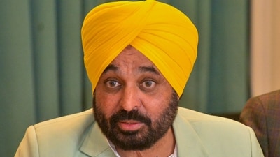 Punjab chief minister Bhagwant Mann slammed the Centre for choosing Amritsar to "defame" the state. (PTI) Punjab chief minister Bhagwant Mann slammed the Centre for choosing Amritsar to "defame" the state. (PTI)