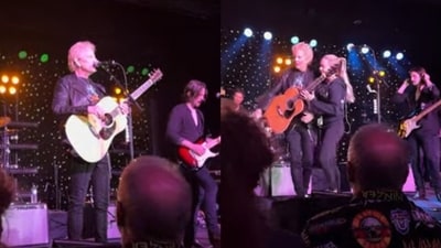 Don Felder, 77, was immediately escorted offstage during a Rock Legends Cruise performance. The cruise embarks on a voyage from Miami to the Bahamas. (YouTube - Travel The World)