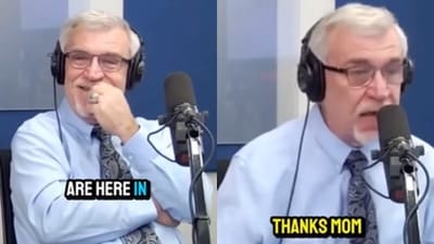 A 94-year-old mother made a heartfelt call to a live radio show, surprising her son with warm retirement wishes. (Instagram/goodnews_movement) A 94-year-old mother made a heartfelt call to a live radio show, surprising her son with warm retirement wishes. (Instagram/goodnews_movement)