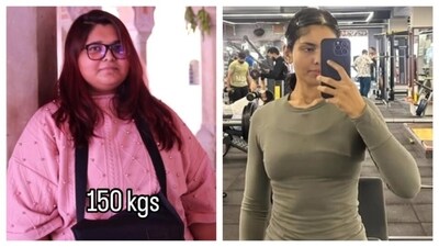 Pranjal Pandey has shared her before and after weight loss pictures. (Instagram/ Transform With Pranjal) Pranjal Pandey has shared her before and after weight loss pictures. (Instagram/ Transform With Pranjal)