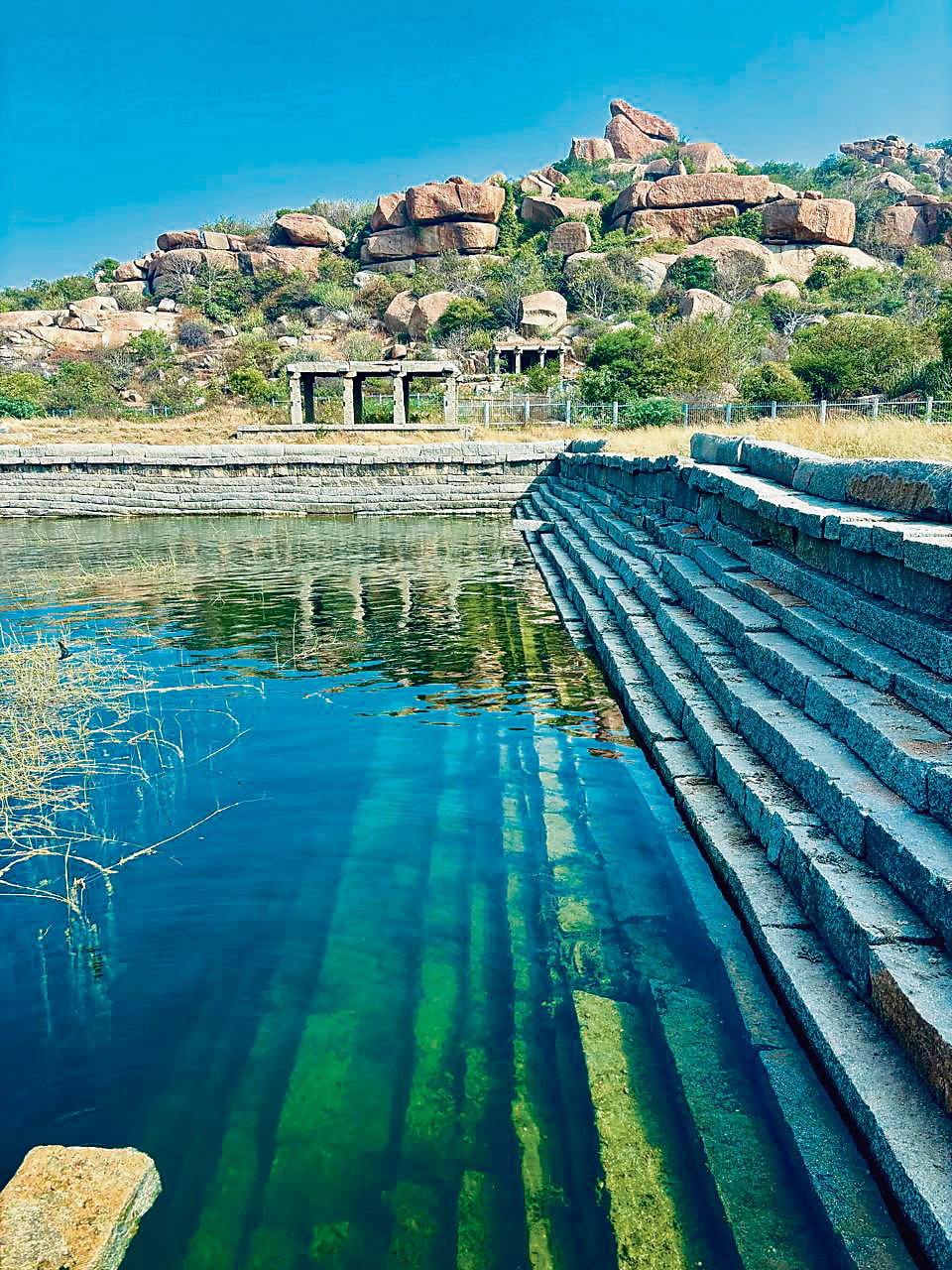 At the Vithala temple. (Photo by Mridula Ramesh) At the Vithala temple. (Photo by Mridula Ramesh)