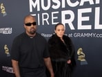 Kanye West and Bianca Censori pose at the red carpet during the 67th Annual Grammy Awards in Los Angeles, California, U.S., February 2, 2025. REUTERS/Daniel Cole