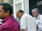 New India Co-operative Bank fraud accused Hitesh Mehta produces before Killa Court and sentenced to 5 days of police custody for further investigation, in Mumbai on Sunday. New India Co-operative Bank fraud accused Hitesh Mehta produces before Killa Court and sentenced to 5 days of police custody for further investigation, in Mumbai on Sunday.